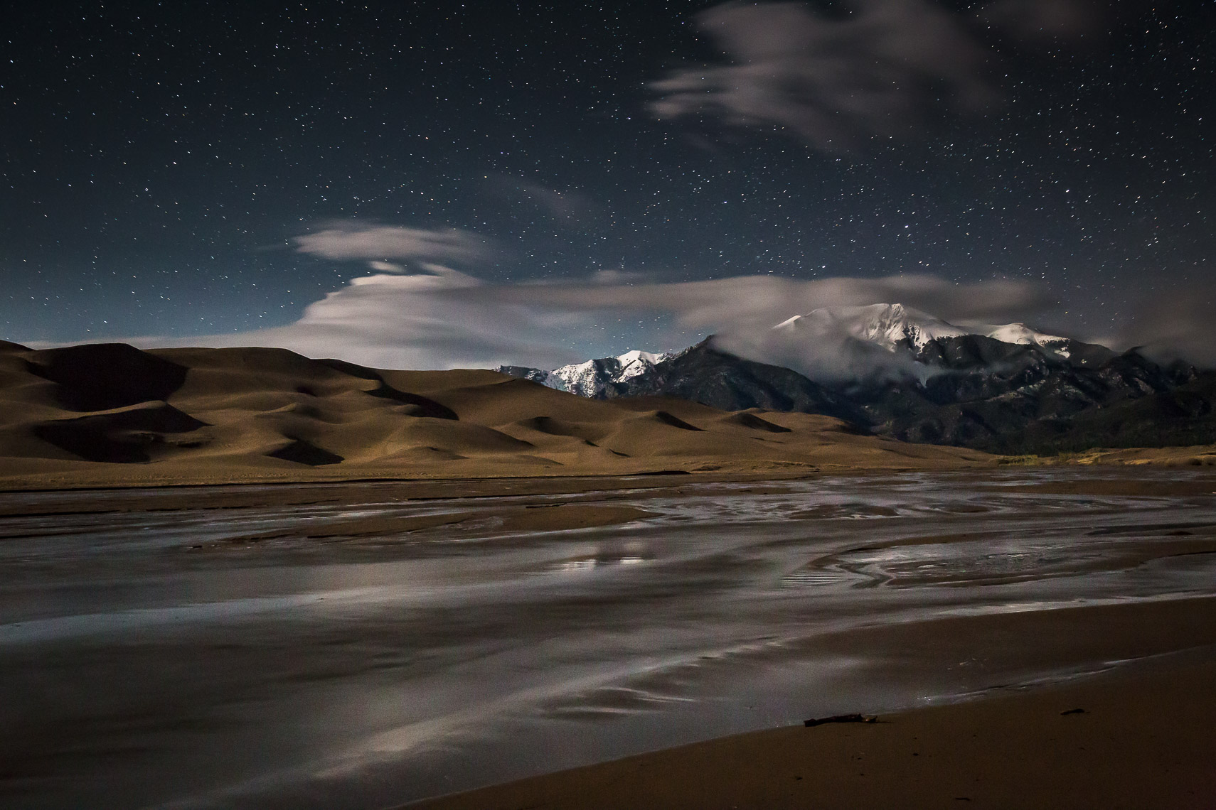 Great Sand Dunes at Night