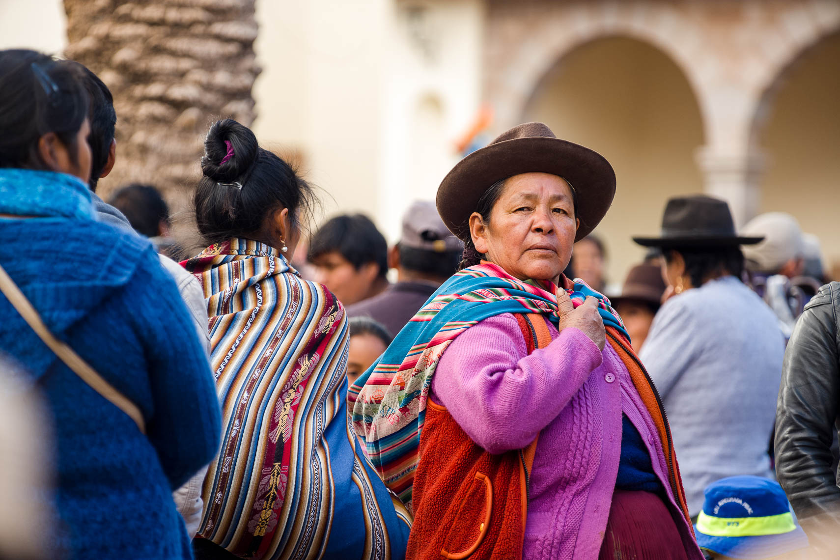 Local Woman at Virgen Del Carmen Festival