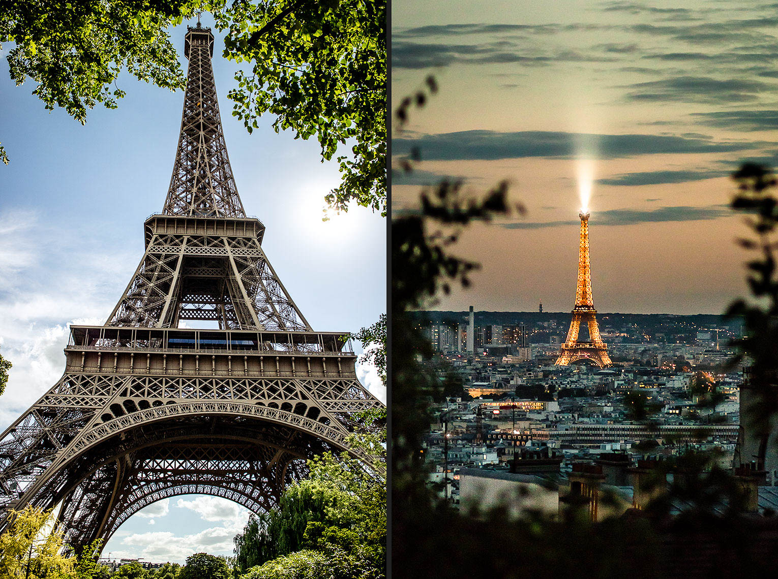 Eiffel Tower Two Ways